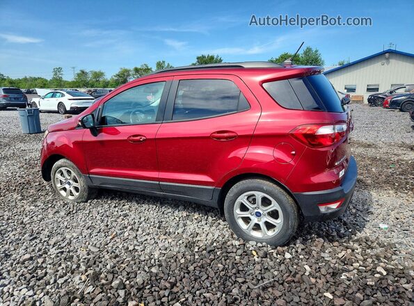 MAJ3P1TEXJC222766 2018 FORD ECOSPORT Red უკანა მარცხენა