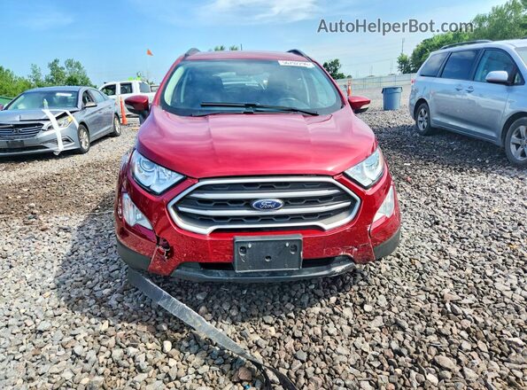 MAJ3P1TEXJC222766 2018 FORD ECOSPORT Red წინა ხედი