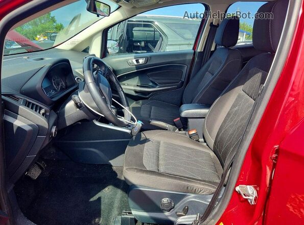 MAJ3P1TEXJC222766 2018 FORD ECOSPORT Red წინა სალონის ხედი