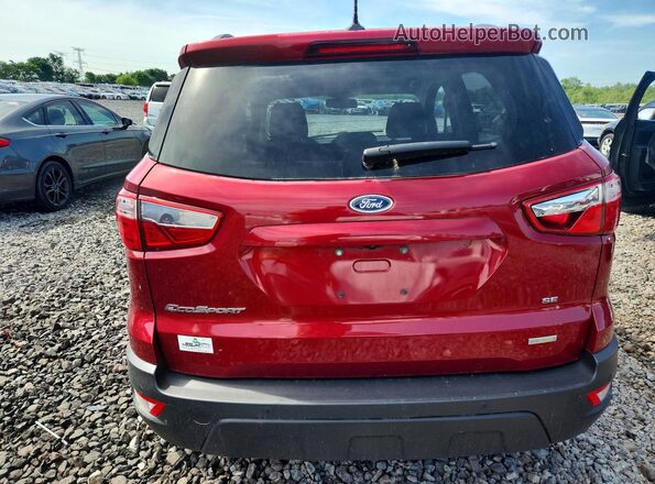 MAJ3P1TEXJC222766 2018 FORD ECOSPORT Red უკანა ხედი