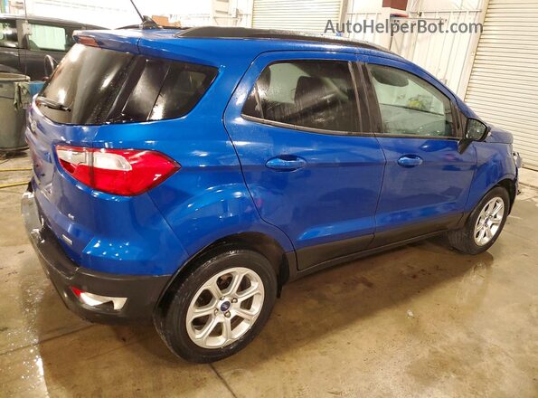 MAJ3P1TEXJC229135 2018 FORD ECOSPORT Blue Trasero derecho