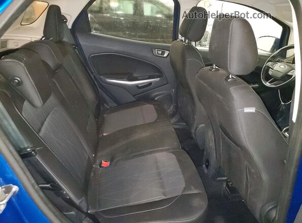MAJ3P1TEXJC229135 2018 FORD ECOSPORT Blue Vista interior trasera