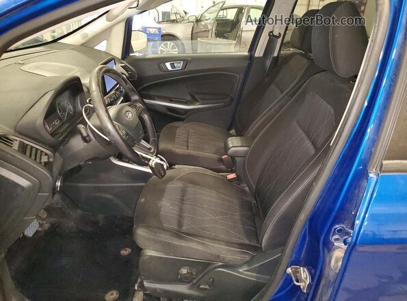MAJ3P1TEXJC229135 2018 FORD ECOSPORT Blue Vista interior delantera