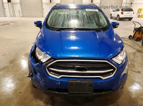 MAJ3P1TEXJC229135 2018 FORD ECOSPORT Blue Vista frontal