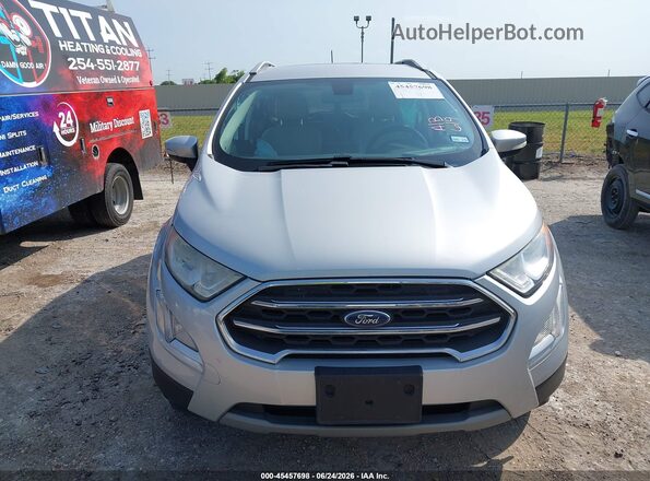 MAJ3P1VE3JC187968 2018 FORD ECOSPORT Серебряный Вид щитка приборов