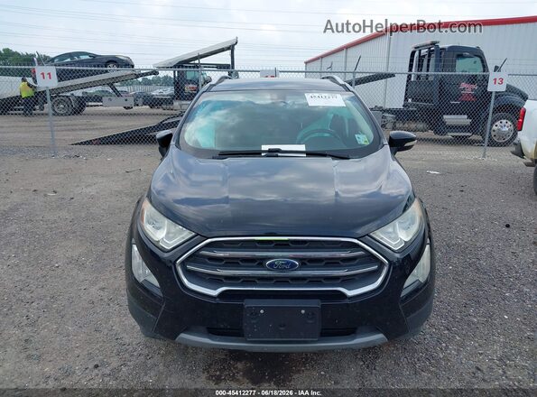 MAJ3P1VE4JC162481 2018 FORD ECOSPORT Black Widok deski rozdzielczej