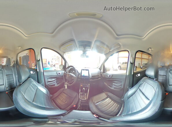 MAJ3P1VE4JC189339 2018 FORD ECOSPORT Black Vista de la etiqueta del VIN