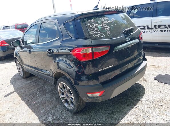 MAJ3P1VE5JC173067 2018 FORD ECOSPORT Черный Задняя левая четверть