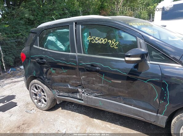 MAJ3P1VE5JC173067 2018 FORD ECOSPORT Черный Вид задней части салона
