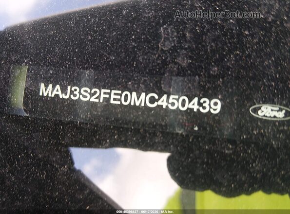 MAJ3S2FE0MC450439 2021 FORD ESCORT Gray Widok komory silnika