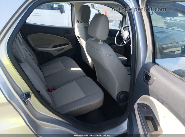 MAJ3S2FE2LC339941 2020 FORD ECOSPORT Silver Widok naklejki z numerem VIN