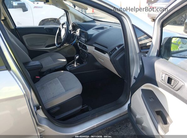 MAJ3S2FE2LC339941 2020 FORD ECOSPORT Silver Widok wnętrza z przodu