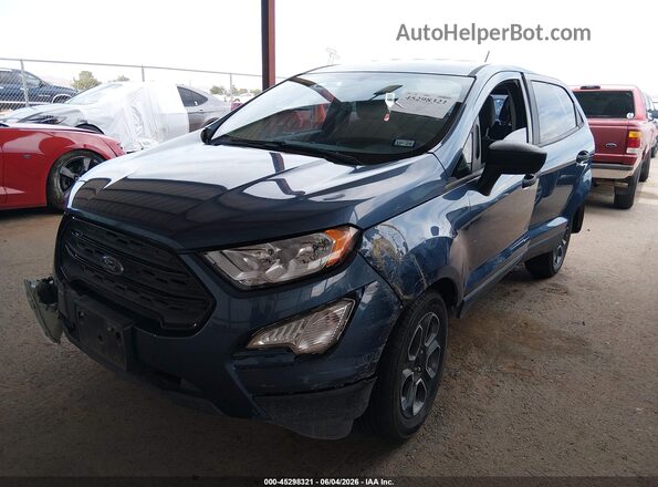 MAJ3S2FE2MC450555 2021 FORD ECOSPORT Blue Front left
