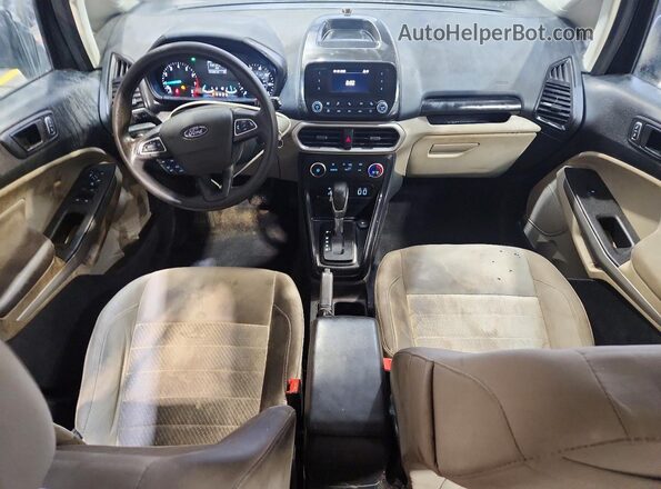 MAJ3S2FE3LC329810 2020 FORD ECOSPORT Black Dashboard view