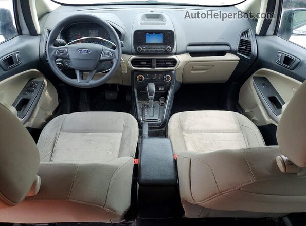 MAJ3S2FE3LC386217 2020 FORD ECOSPORT Silver Առջևի վահանակի տեսք