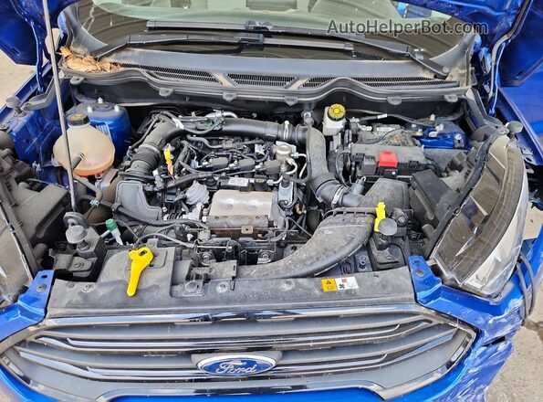 MAJ3S2FE3MC426670 2021 FORD ECOSPORT Blue Rear interior view