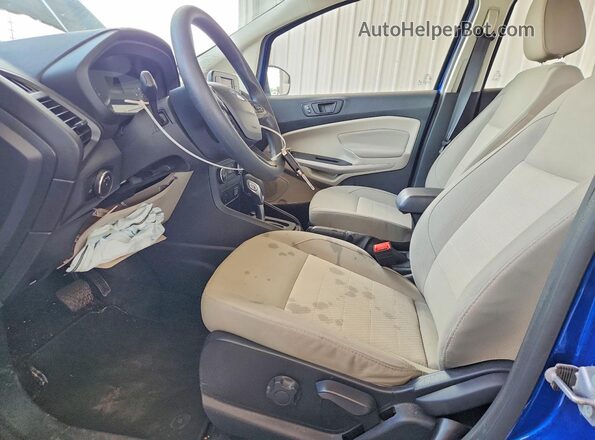 MAJ3S2FE3MC426670 2021 FORD ECOSPORT Blue Front interior view