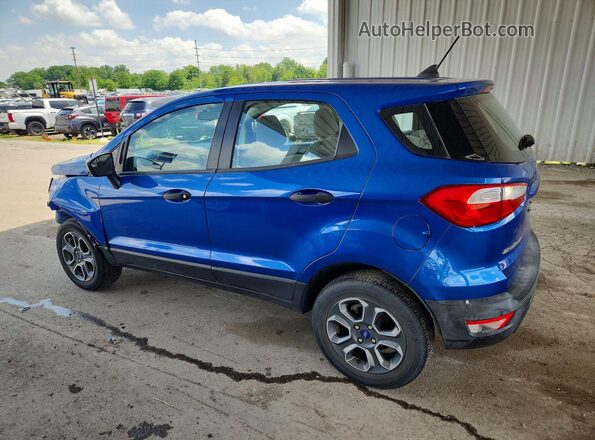 MAJ3S2FE3MC426670 2021 FORD ECOSPORT Blue Rear left