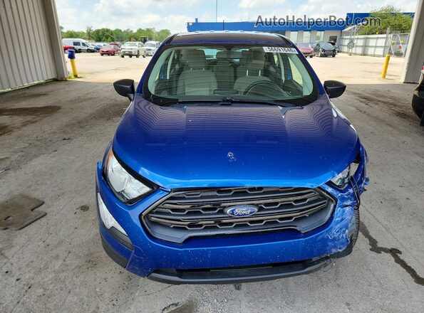 MAJ3S2FE3MC426670 2021 FORD ECOSPORT Blue Front view