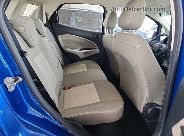 MAJ3S2FE3MC426670 2021 FORD ECOSPORT Blue Rear seats view
