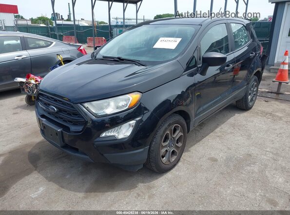 MAJ3S2FE5KC282925 2019 FORD ECOSPORT Black Vista tres cuartos delantera izquierda