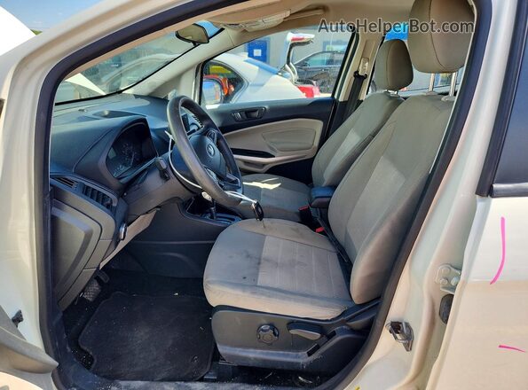 MAJ3S2FE8LC335442 2020 FORD ECOSPORT White Front interior view