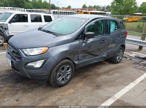 MAJ3S2FE9MC425796 2021 FORD ECOSPORT Gray Vista tres cuartos delantera izquierda
