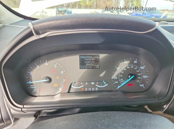MAJ3S2FE9MC434840 2021 FORD ECOSPORT White Widok zestawu wskaźników
