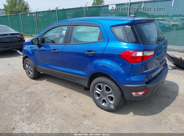MAJ3S2FE9MC437768 2021 FORD ECOSPORT Blue უკანა მარცხენა