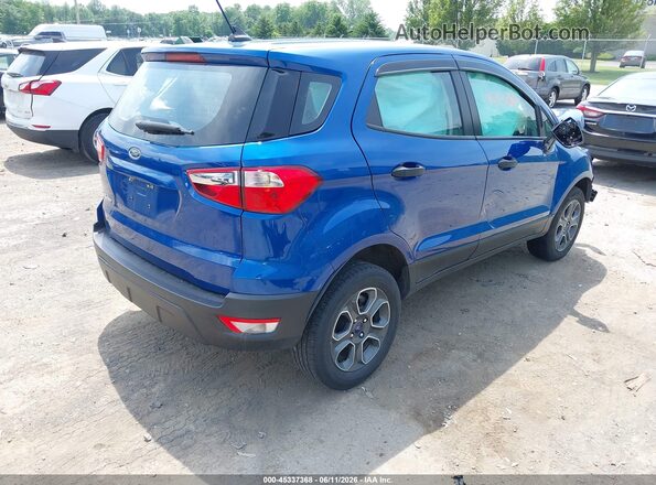 MAJ3S2FE9MC437768 2021 FORD ECOSPORT Blue უკანა მარჯვენა