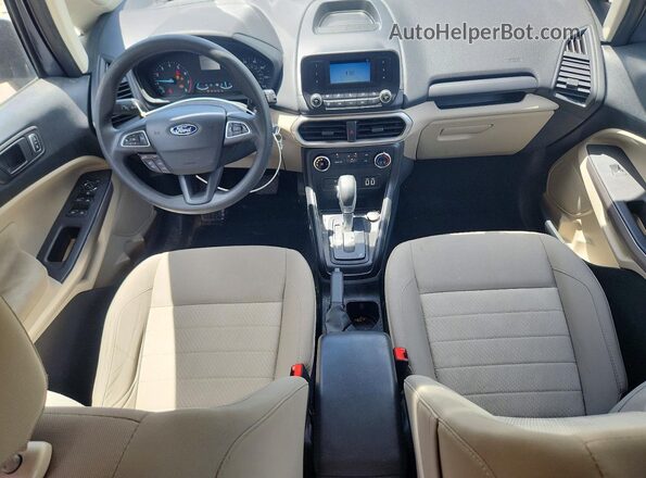 MAJ3S2FEXKC303011 2019 FORD ECOSPORT Gray Вид панелі приладів