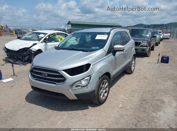 MAJ3S2GE0KC306191 2019 FORD ECOSPORT Silver Передня ліва чверть