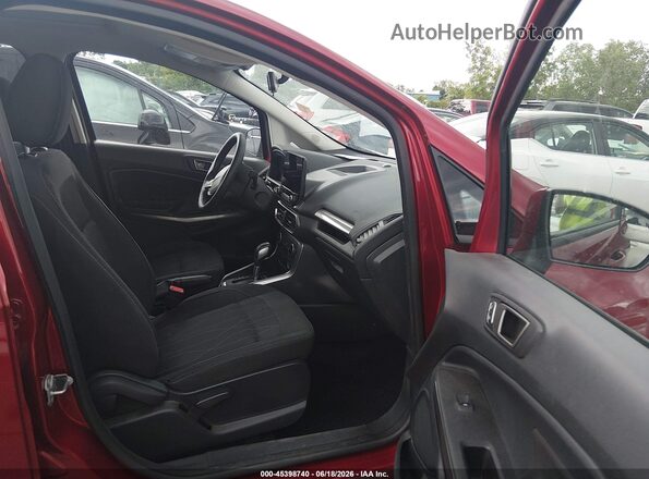 MAJ3S2GE0MC437012 2021 FORD ECOSPORT Red Vista interior delantera