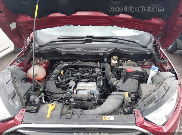 MAJ3S2GE0MC437012 2021 FORD ECOSPORT Red Vista trasera