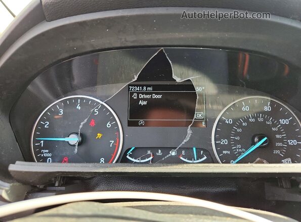 MAJ3S2GE1LC340481 2020 FORD ECOSPORT Black Սարքավորումների վահանակի տեսք