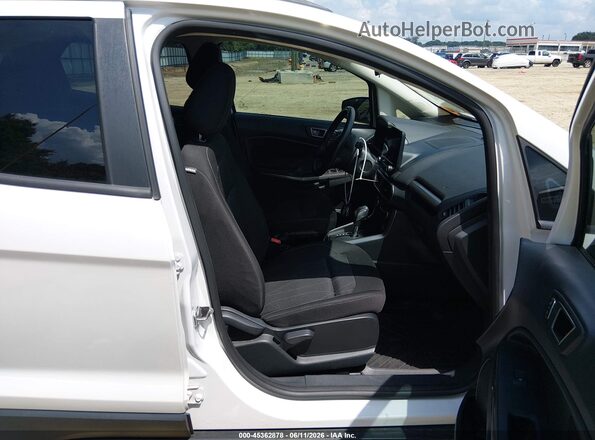MAJ3S2GE1LC359872 2020 FORD ECOSPORT Белый Вид салона спереди