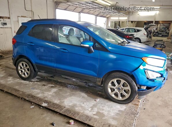 MAJ3S2GE2KC280113 2019 FORD ECOSPORT Blue 