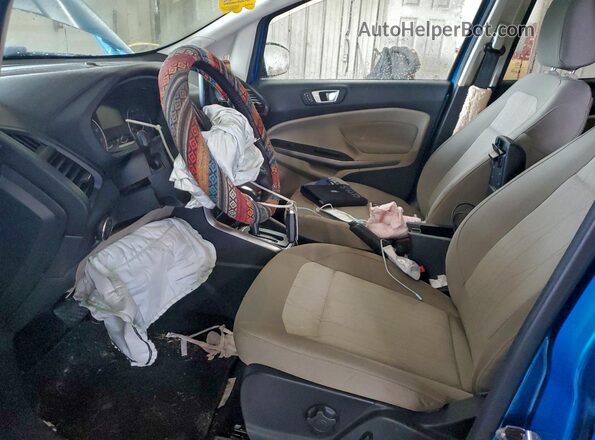 MAJ3S2GE2KC280113 2019 FORD ECOSPORT Blue 