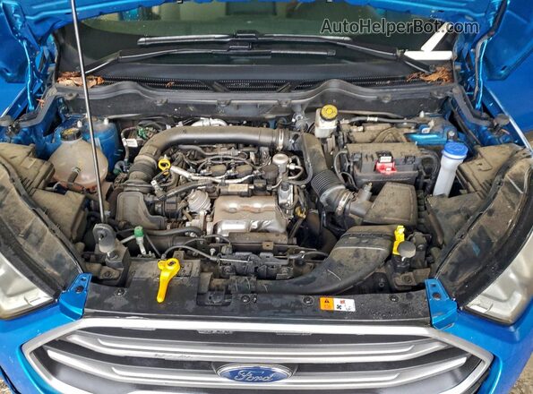 MAJ3S2GE2KC280113 2019 FORD ECOSPORT Blue 