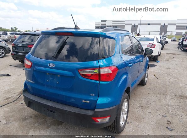MAJ3S2GE2LC313712 2020 FORD ECOSPORT Blue Tył prawy
