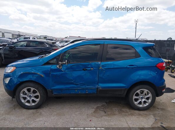 MAJ3S2GE2LC313712 2020 FORD ECOSPORT Blue Widok wnętrza 360 stopni