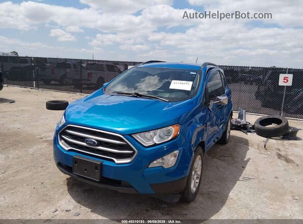 MAJ3S2GE2LC313712 2020 FORD ECOSPORT Blue Przód lewy