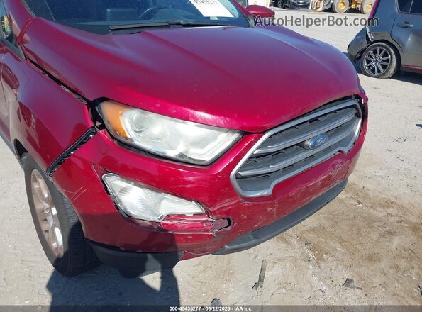 MAJ3S2GE2LC329487 2020 FORD ECOSPORT Red Vista frontal