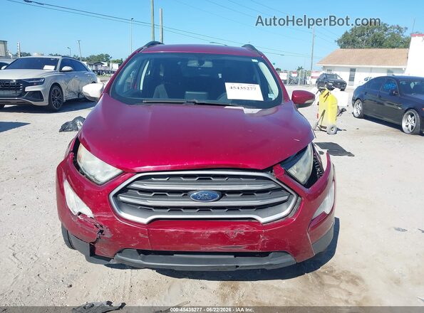 MAJ3S2GE2LC329487 2020 FORD ECOSPORT Red Vista del cuadro de instrumentos