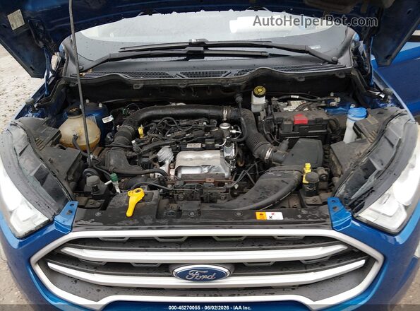 MAJ3S2GE3LC378309 2020 FORD ECOSPORT Blue Vista trasera