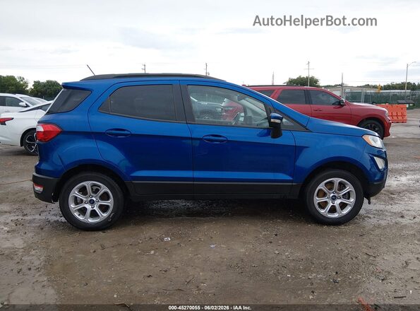 MAJ3S2GE3LC378309 2020 FORD ECOSPORT Blue Vista interior trasera
