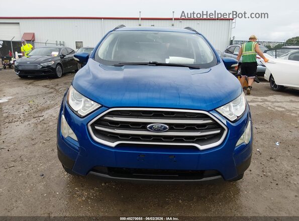 MAJ3S2GE3LC378309 2020 FORD ECOSPORT Blue Vista del cuadro de instrumentos