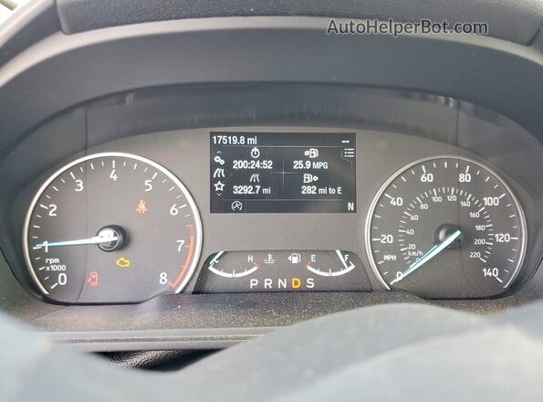 MAJ3S2GE4LC342550 2020 FORD ECOSPORT Gray Vista del cuadro de instrumentos