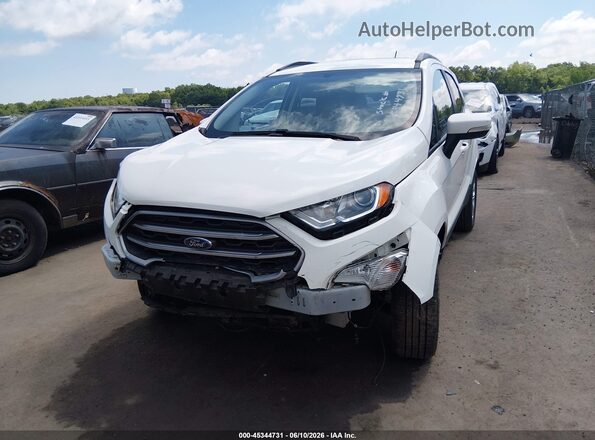 MAJ3S2GE5KC262107 2019 FORD ECOSPORT Белый Передняя левая четверть