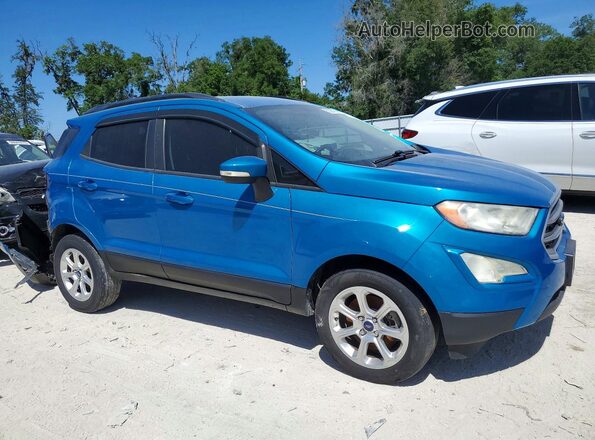MAJ3S2GE5KC263662 2019 FORD ECOSPORT Blue წინა მარჯვენა